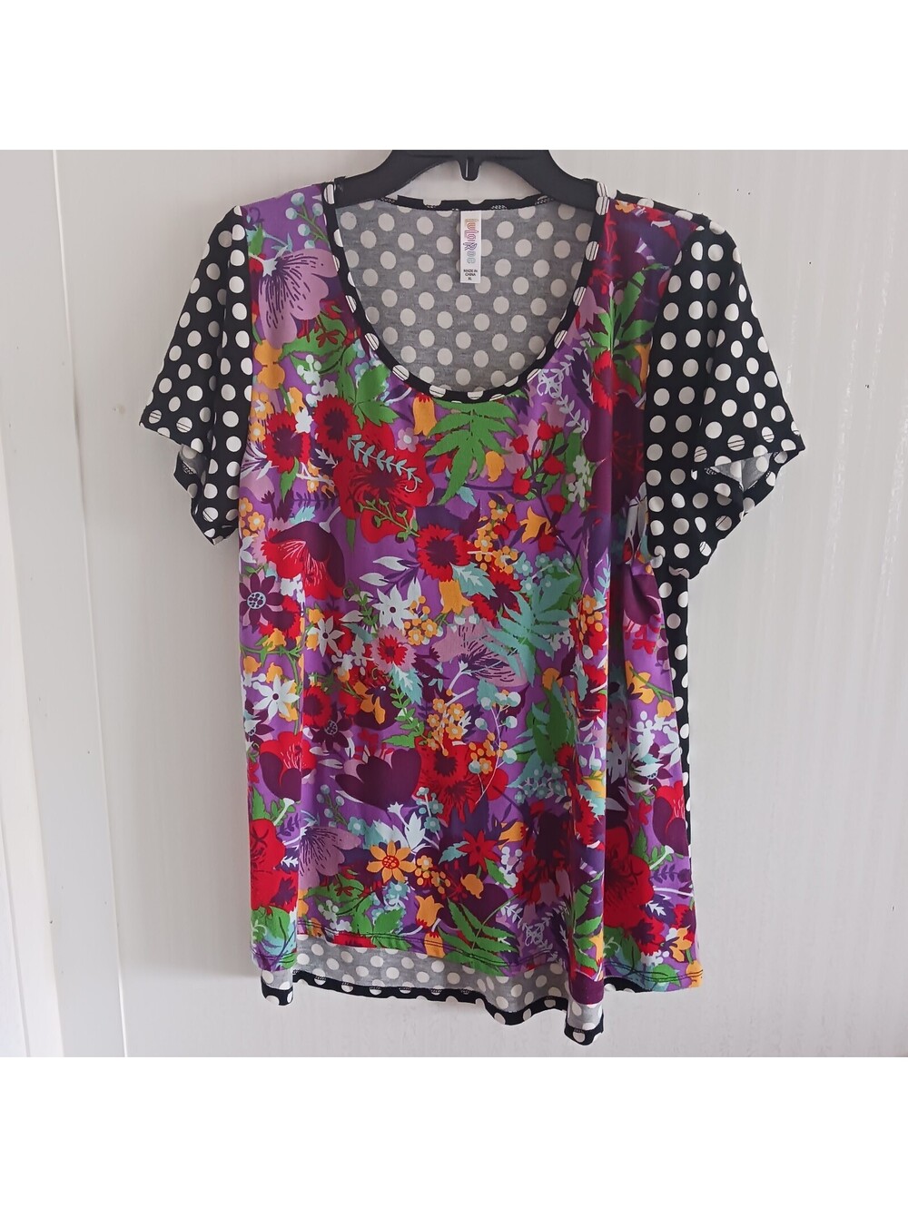 Lularoe Classic  Women's  Multicolored  Knit Top  sz  1X
